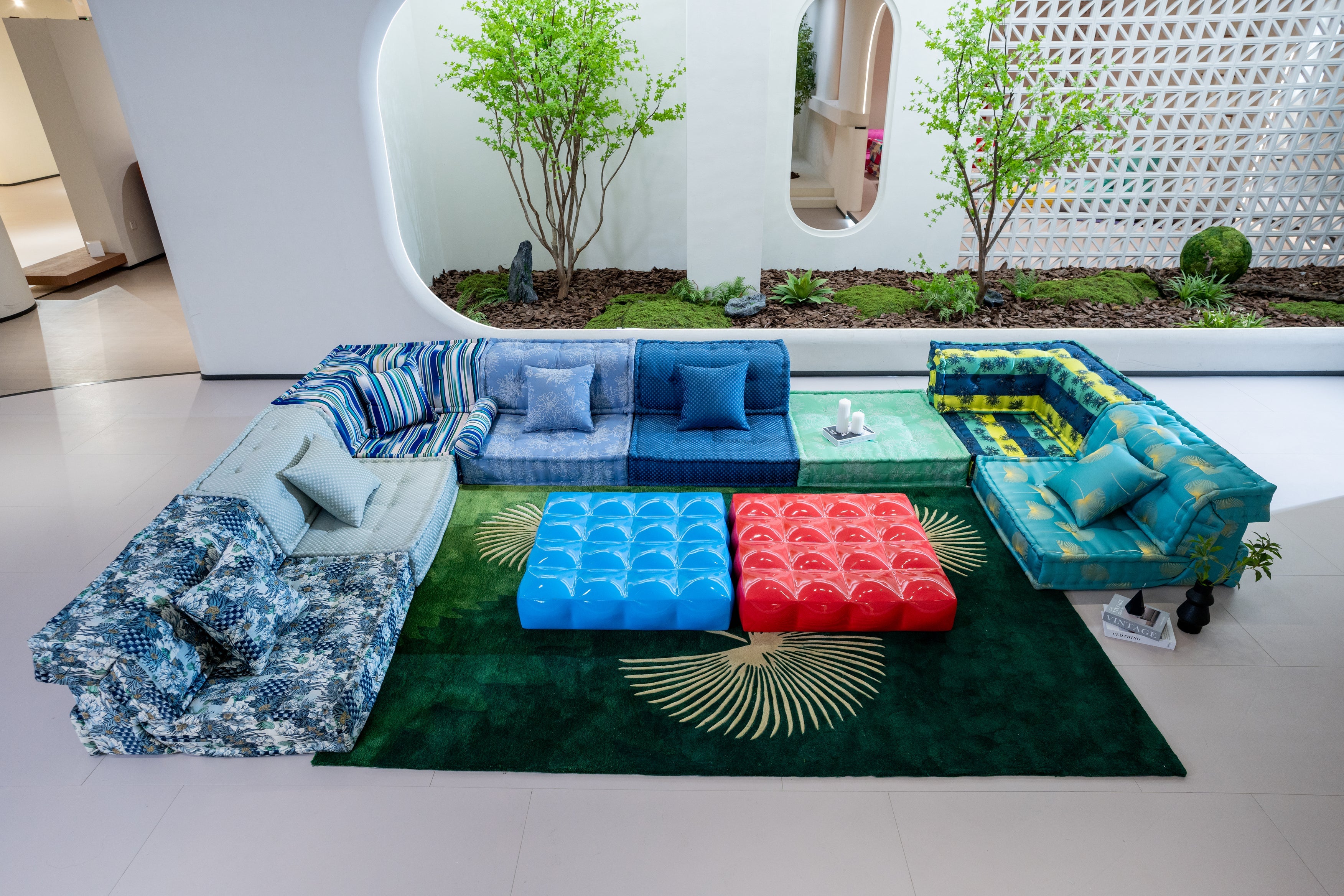 Seabreeze Haven Mahjong Sofa - Fajiani