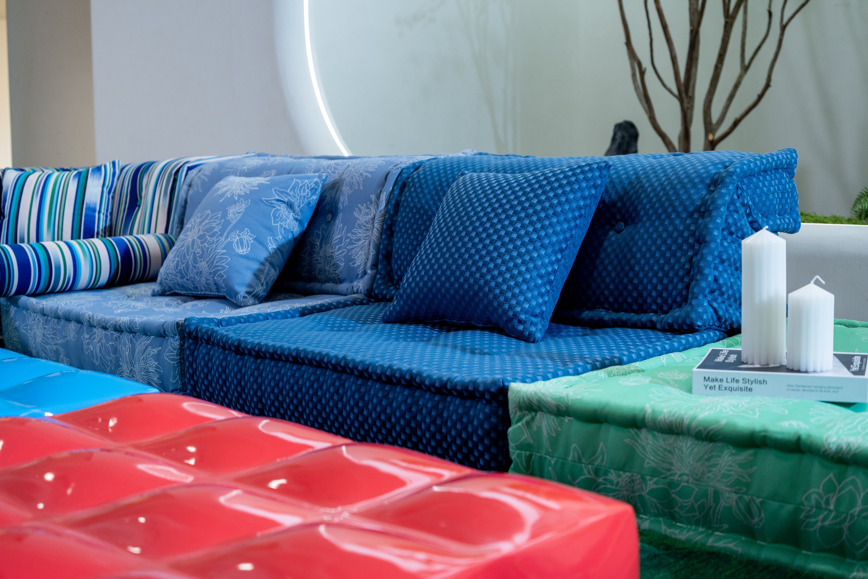 Seabreeze Haven Mahjong Sofa - Fajiani