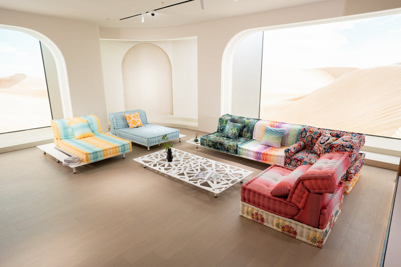 Sunlit Shore Mahjong Sofa - Fajiani