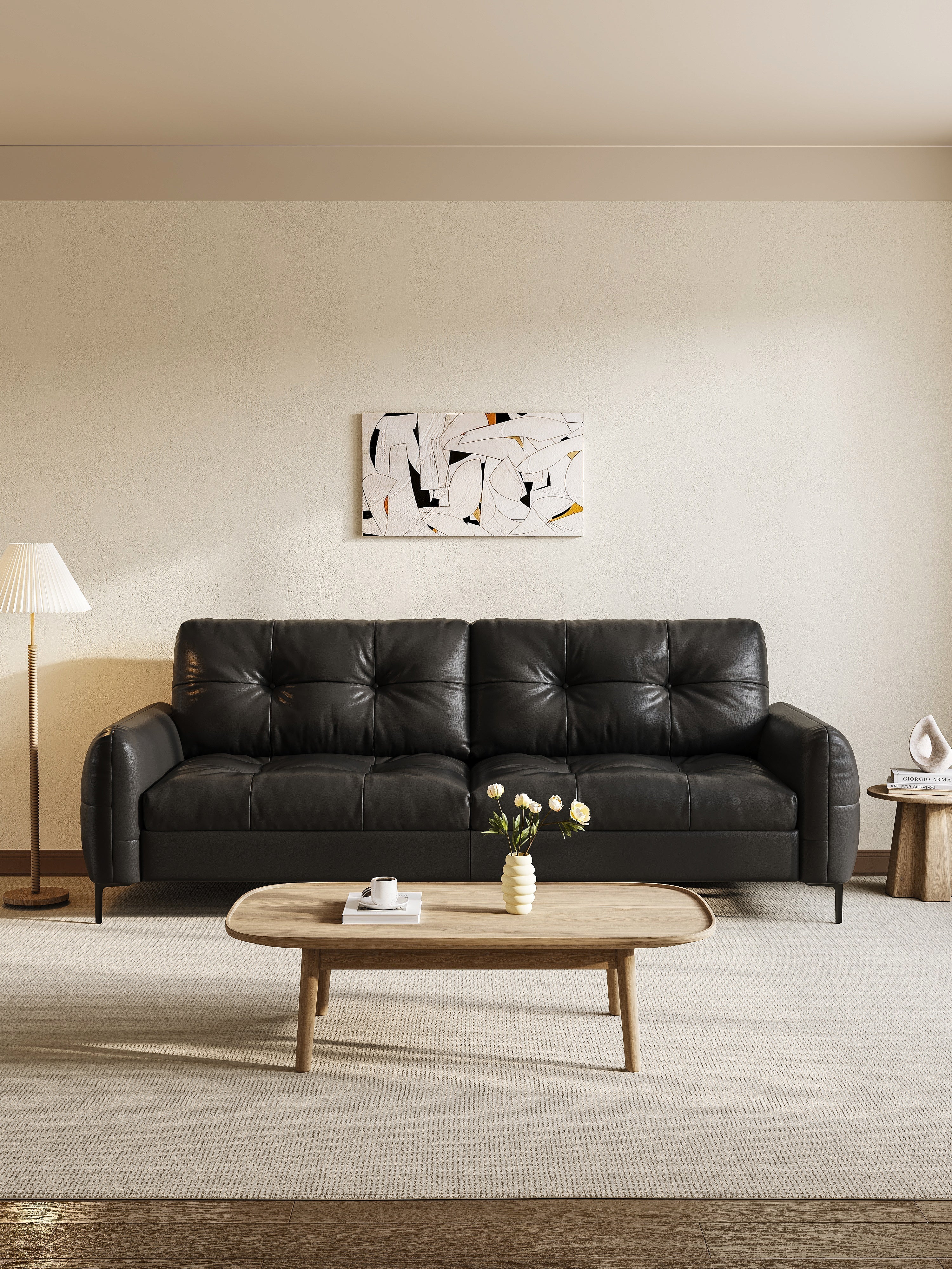 premium leather sofa