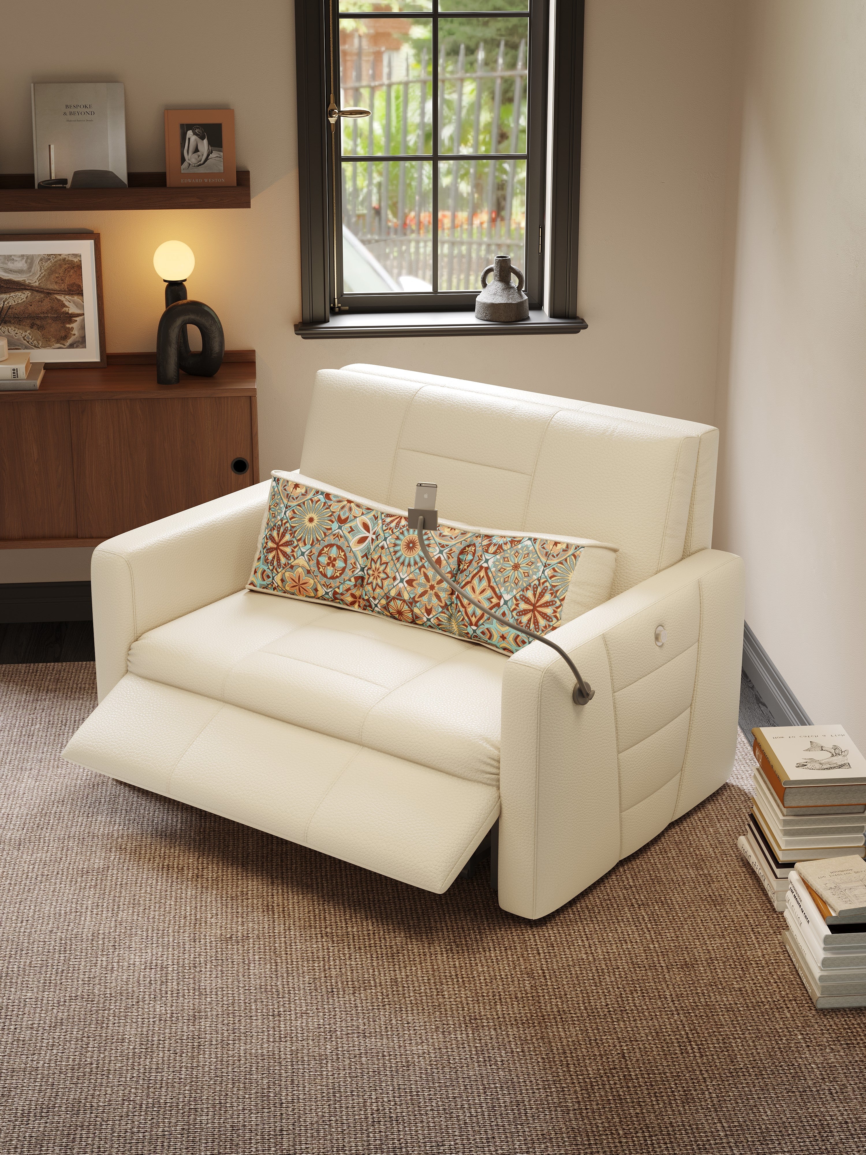 Electric Reclining Single Sofa Bed - Fajiani