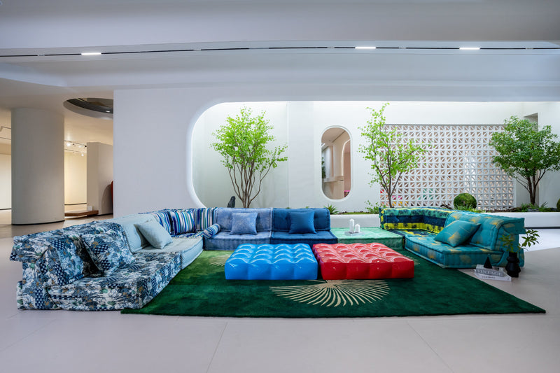 Seabreeze Haven Mahjong Sofa - Fajiani