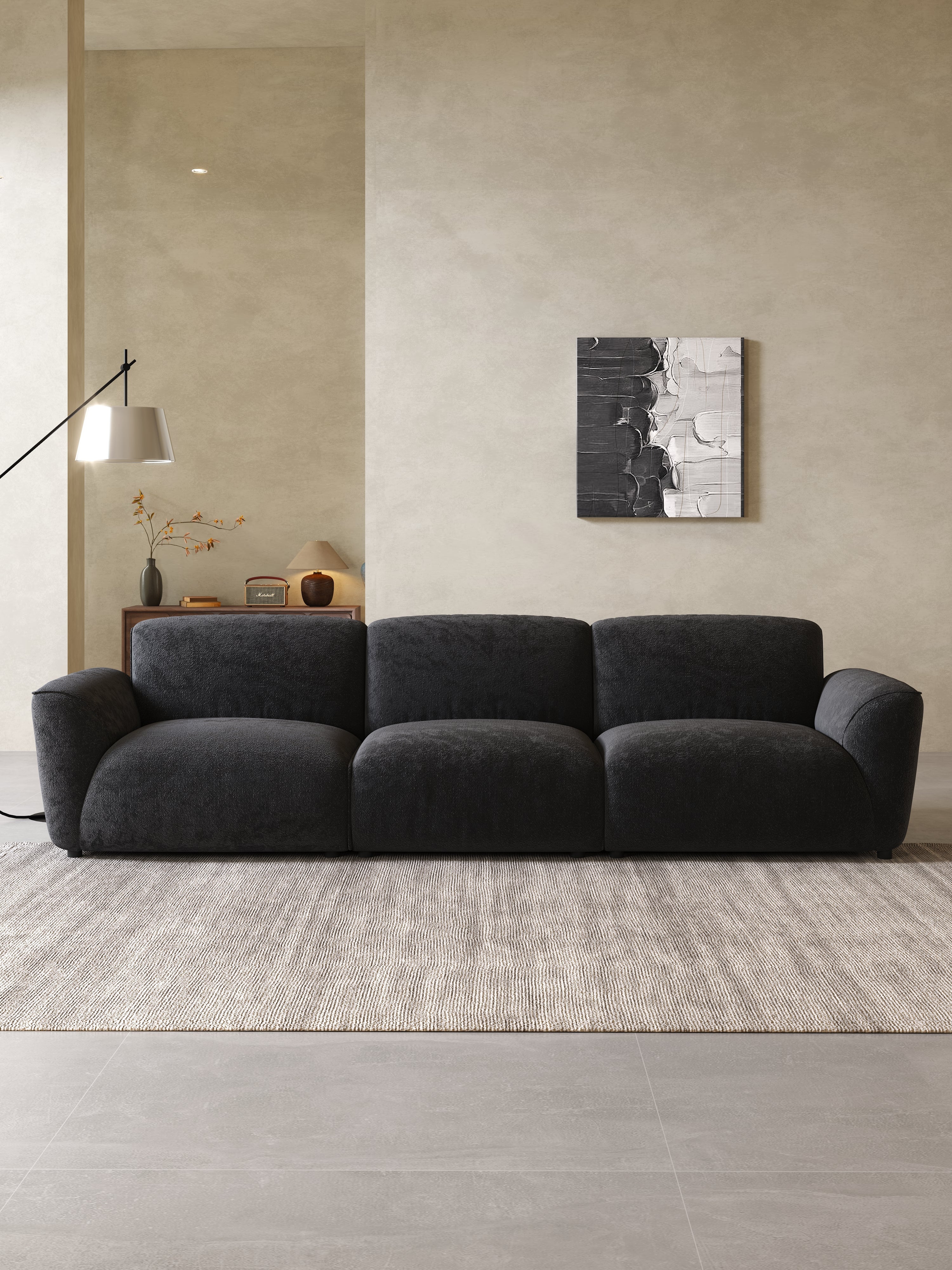 Soft Chenille Modular Sofa - Fajiani