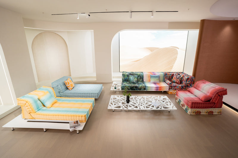 Sunlit Shore Mahjong Sofa - Fajiani